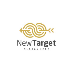 Wall Mural - Infinity Target logo vector template, Creative Target logo design concepts, Icon symbol, illustration