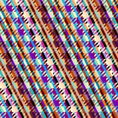 Aufkleber - Seamless geometric pattern. Classic Hounds-tooth pattern in retro geometric style. Vector image.