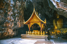 Wat Tham Chiang Dao Temple, Cave In Chiang Mai Province, Thailand