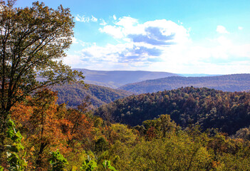 Wall Mural - autumn in the mountains