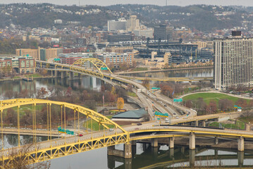 City of Pittsburgh bridges and roadways 