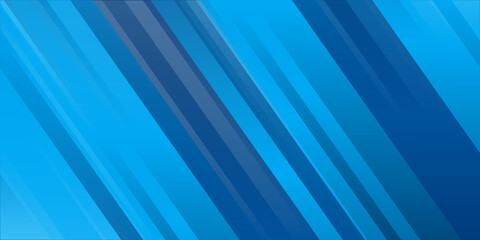Blue white abstract shiny background with stripes and light blue gradient color.