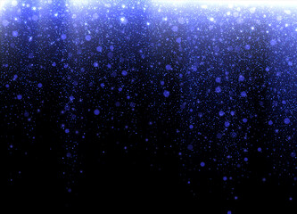 Wall Mural - blue glitter stardust background. vector illustration.