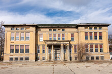Abandoned Highschool Left To Rot.  Polo, Illinois.