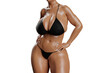 © PixlMakr - Sexy young woman with big boobs in a black bikini