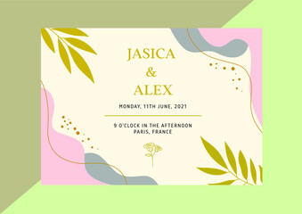 Wall Mural - luxury decorative templates, invitation design background, invitation design template, set of card w