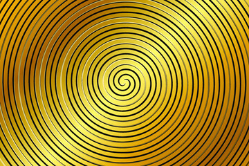 Poster - Abstract golden spiral vector background. Glowing spiral. Abstract background with circles. Trendy golden vortex element isolated for frame, icon, business sign, symbol, web, prints, posters, template
