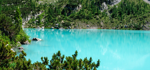 A lake into the mountain - Italy