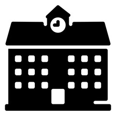 Sticker - University Building Vector 