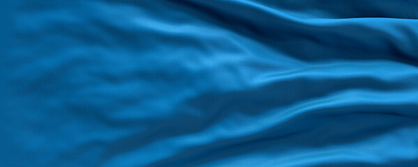 3d soft blue flag fabric background