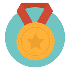 Sticker - Sports Medal Vector 