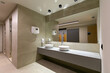 © rilueda - Bathroom interior in gym fitness center