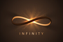 Infinity Sign With Light Effect