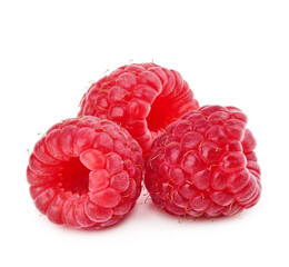 Raspberry isolated on white background