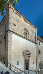 Wall Mural - S.Antonio church facade, Scanno, Abruzzo, Italy