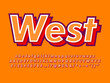 © Munerf - Retro Layered Orange Text Effect