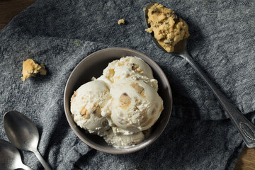 Wall Mural - Frozen Cookie Dough Ice Cream