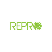 Repro Recycle Logo Design Vector