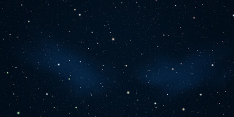 night sky with stars and galaxy in outer space, universe background
