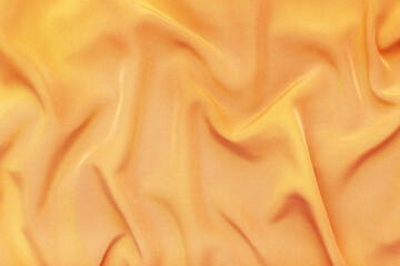 Orange silky elegant fabric