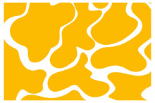 Abstract Background With Yellow Spots Like Cow Coloring