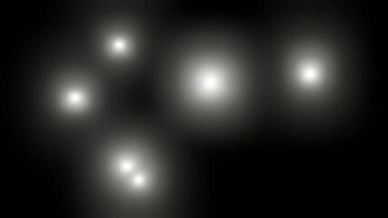 Wall Mural - fashion flash light. random flashing and glittering white lights on black background. 3d rendering a