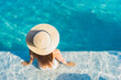 © siraphol - Portrait beautiful young asian woman smile relax leisure around outdoor swimming pool