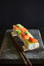 Sushi With Salmon And Avocado (Japan)