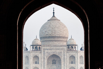 Wall Mural - Taj Mahal in Agra, India