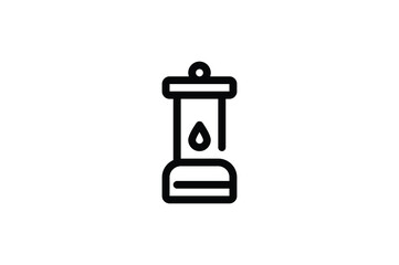 Sticker - Camping Element Icon - Lantern