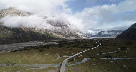 Wall Mural - Aerial photography of natural scenery in the Tibetan countryside