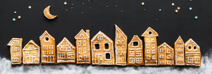 Wall Mural - Christmas composition with cookies