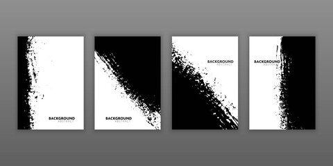 Vector cover abstract grunge brush stroke for book,layout,poster background.
