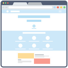 Web Wireframe Vector 