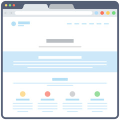 Web Template Vector 