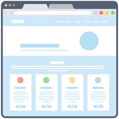 Web Template Vector 