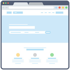 Web Template Vector 