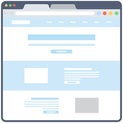 Web Template Vector 