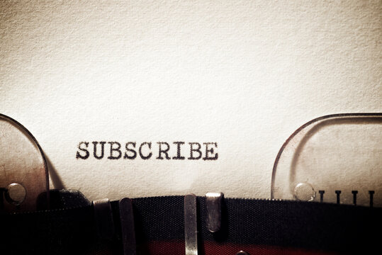Subscribe concept view