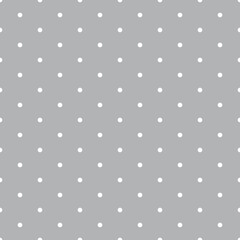 Poster - vector seamless pattern. polka dot texture. background tiny point. soft wallpaper. cute dots. pretty