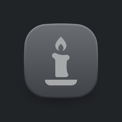 Poster - Candle - Icon