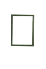 Sticker - Vertical shot of an empty picture frame isolated on a white background