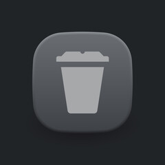 Poster - Disposable Cup - Icon