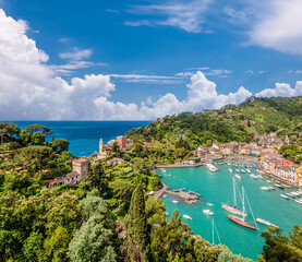 Poster - Portofino village on Ligurian coast, Italy