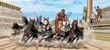 Ancient Rome - Race of the quadrigas in the Circus Maximus