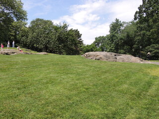 Central Park em Nova York. Verão de 2012. 2012 Summer in Central Park NY USA