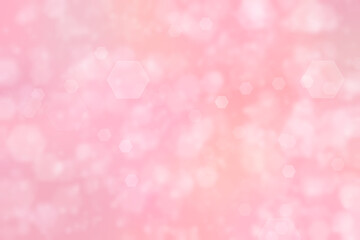 Soft pink abstract background with bokeh