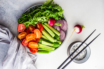 Sticker - Healthy vegetable bowl