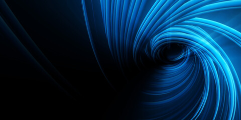 Poster - Blue Abstract Background