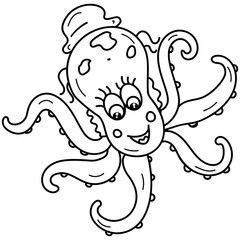 Sticker - Octopus Animal Character